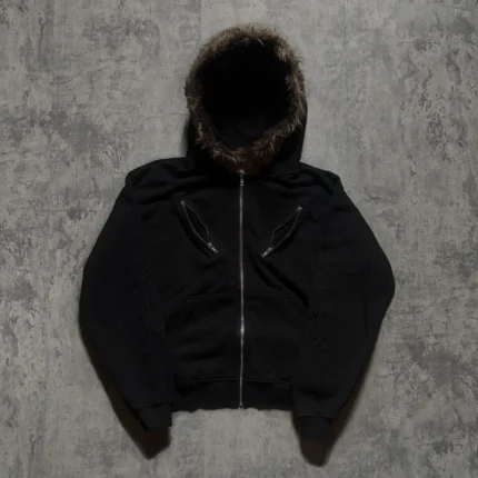 Ghost Thread Fur Hoodie
